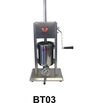 Vertikální plnička klobás Beeketal BT03 na 3 l s 5 nerezovými nástavci