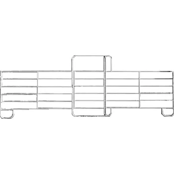 Přední panel s brankou a zavíráním pro plachtový přístřešek pro koně a skot délka 6 m