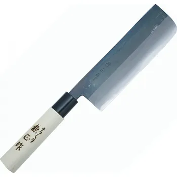 Kuchyňský nůž Kanetsune Nakiri 135mm Magnolia wood / Kuro-Uchi