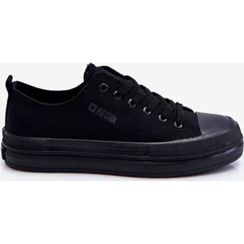 Dámské tenisky Nízké šněrovací tenisky Big Star LL274967 Černé 37