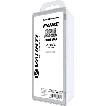Lyžařský vosk Vauhti PURE ONE GRAPHITE 180 g ( -1/-25)