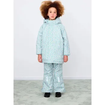 Chlapecké kalhoty Dětské lyžařské kalhoty Tinycottons CHERRIES SNOW PANT AW25.052 modrá 05X, vel. 152