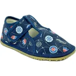 dětské barefoot bačkory HP Čechtín Čechfoot modré velikost 19