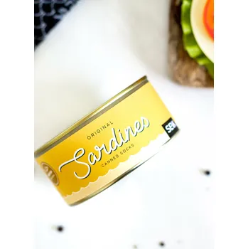 Pánské ponožky SEIK designové PONOŽKY v plechovce - Sardinky v konzervě Velikost: Velikost 35-40