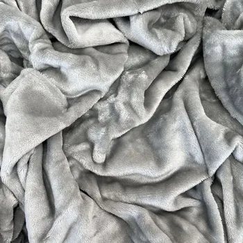 Povlečení Mikroplyšové prostěradlo 180x200 - Světle šedé II.jakost