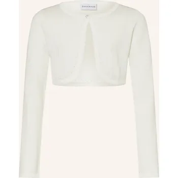 Dámský blejzr Danamade Dívčí Bolerko S Třpytivou Přízí, bílá, 164