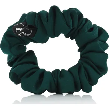MURU Saténová gumička úzká - tmavě zelená