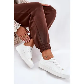 Dámské tenisky Dámské nízké tenisky z ECO kůže Big Star – bílé Velikost: 41