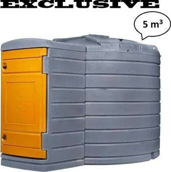 Nádrž na naftu dvouplášťová s velkou distribuční skříní SWIMER 5000 l verze EXCLUSIVE