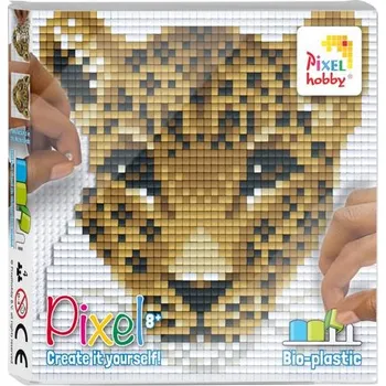kreativní sada Pixelhobby Pixel sada s velkou podložkou gepard