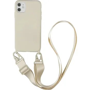 OTHER IPHONE Crossbody kryt / závěs na telefon s popruhem - barva slonová kost Velikost: Iphone 16
