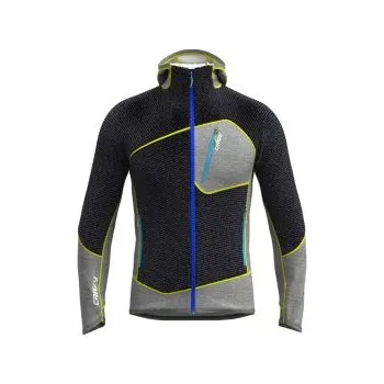 Pánská mikina Crazy Idea Pull Zenith Man energy L; Černá mikina + DÁREK DLE VÝBĚRU!