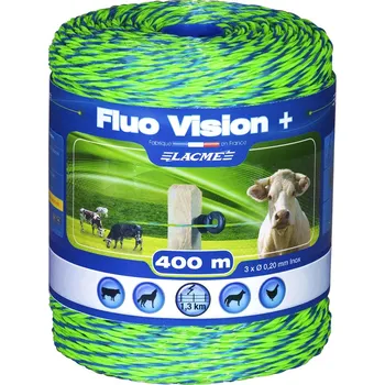 Ohradník Lanko FLUO VISION+ 400m
