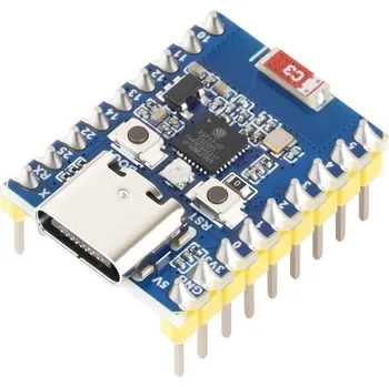 Vývojová deska Waveshare Mini vývojová deska s připájenými piny ESP32-H2 Zero-M (BLE, Zigbee, Thread)