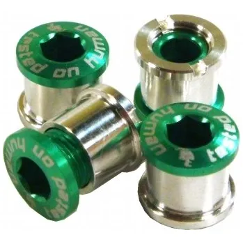 Převodník na kolo Shaman racing šrouby do převodníku ShamanRacing 8mm, 4ks zelené