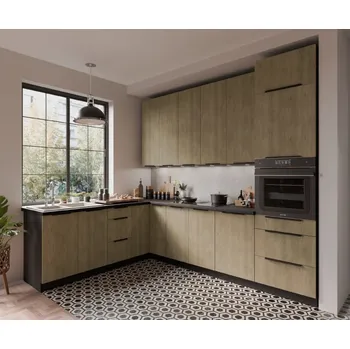 Kuchyňská linka Stolarz-Lempert Kuchyňská linka Cremona BL rohová - Sestava 5