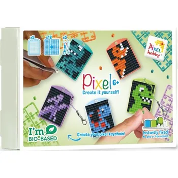 kreativní sada Pixelhobby Sada Pixel klíčenky dinosauři 5 ks