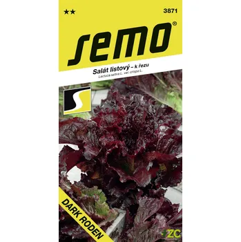 Semeno Semo Smržice Salát kadeřavý k řezu - Dark Roden tmavočervený 0,6g