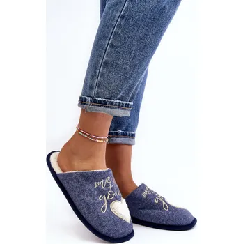 Dámské žabky Dámské klasické pantofle s růžovou výstelkou Mabira 36/37