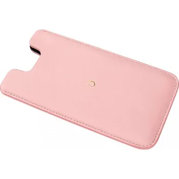 Pouzdro na mobilní telefon Kožený obal na iPhone 12 Mini růžová Antico