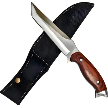Kuchyňský nůž IZMAEL Outdoorový nůž TB 39066 Stříbrná/Hnědá 16.4 cm