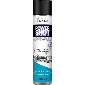 Osvěžovač vzduchu KALA Power Shot Odors Neutraliser Fresh Linen 600ml