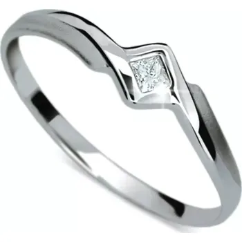 Prsten Dámský prsten s přírodní diamantem DF1113 velikost 48
