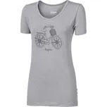 triko krátké dámské Progress SASA CITYBIKE šedý melír Varianta: XXL