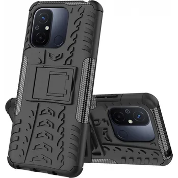 Pouzdro na mobilní telefon Kryt Xiaomi Redmi 12C ultra odolný černý (obal neboli pouzdro Xiaomi Redmi 12C)