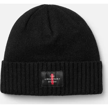 Čepice The Mountain Studio Čepice CASHMERE MIX CROSS LOGO BEANIE ZIMA Černá 1 size Pánské, Unisex