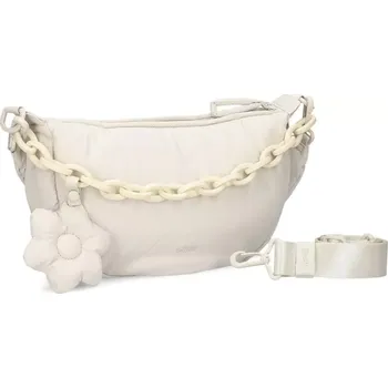 Kabelka Kabelka crossbody se dvěma popruhy Zwei HA70 WHI