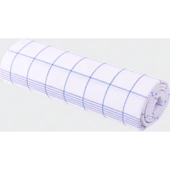 Bavlněná utěrka se vzorem modré kostky 1 ks NEU016