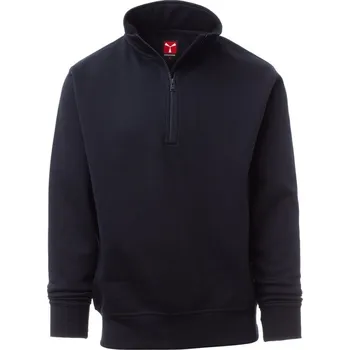 Pánská mikina Payperwear Mikina Carson se stojáčkem a barevně sladěným zipem Barva: modrá námořní, Velikost: 5XL