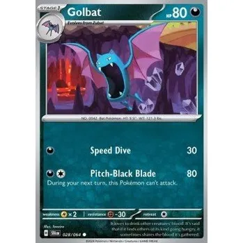 Sběratelská karetní hra Pokémon SFA 028/064 Golbat - Shrouded Fable Stav: Near Mint, Verze: NORMAL