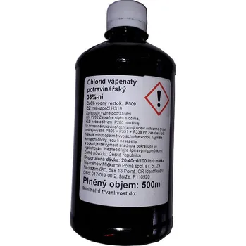 Jogurtovač Chlorid vápenatý 36% potravinářský roztok CaCl2 500 ml na výrobu sýra