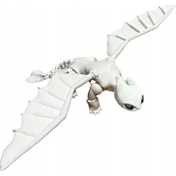 Figurka Figurka z pohádky Noční Fúrie Jak vycvičit draka, bílý plast, 8 cm