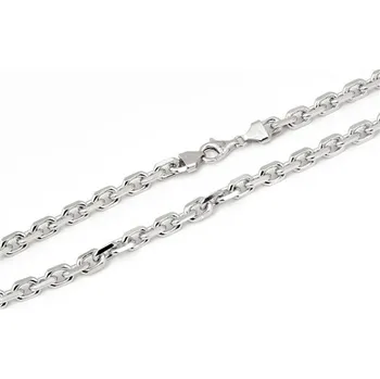 Řetízek Pánský masivní stříbrný řetěz ankr 60 cm 81207F + dárek zdarma