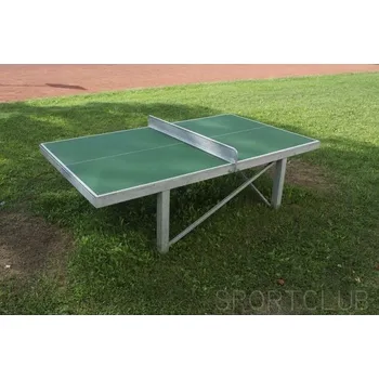 Stůl na stolní tenis Stůl na stolní tenis venkovní - ocelová konstrukce (ZN) - jekl 80/80 + pryskyřičné desky, bez síťky