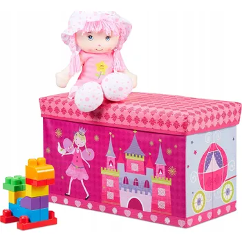 Taburet Dětský Taburet a taburet na hračky Relaxdays růžový