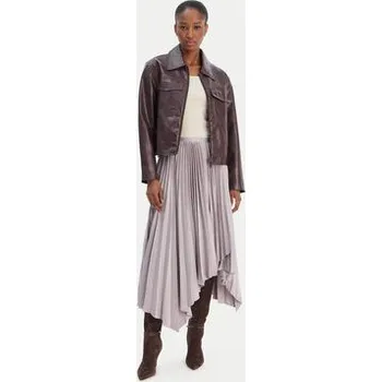 Dámská sukně BOSS Plisovaná sukně C_Vlantel 50558807 Fialová Regular Fit 38