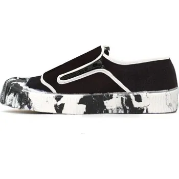 Pánské tenisky KAVE Footwear nazouvací tenisky slip-on ZIPPER 55/3/7 BLACK / MARBLE Velikost: 41