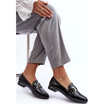 Dámské mokasíny Dámské mokasíny s ozdobou černá Camilena 37