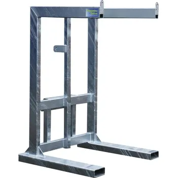 Ohradník Nosič 20 ohradních panelů Texas PASDELOU Mobiparc s 3-bodovým závěsem a kurtou s ráčnou