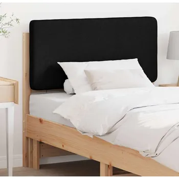 Ložnice Čalouněné čelo postele Hnědá a černá 90 cm Masivní borové dřevo