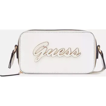 Kabelka GUESS dámská malá kabelka,crossbody Caracara bílá s logem