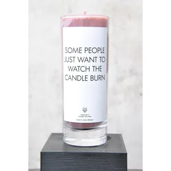 Svíčka IRONIC CANDLES - SOME PEOPLE Velikost svíčky / Size: Velká / Large, Barva a vůně / Color and scent: Žlutá - SUPERFRUIT (mango, mučenka, papája)