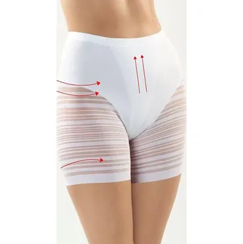 Kalhotky Stahovací kalhotky s nohavičkou Verda bílé XXL