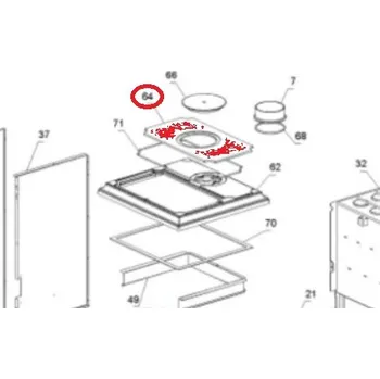 Krbová kamna La Nordica - litinová plotna LORIET