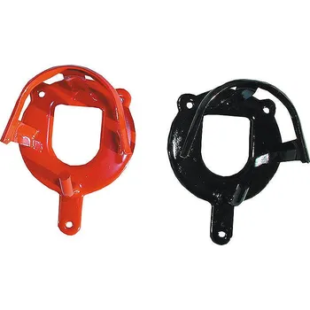 Stájové vybavení Držák na uzdečku, držák uzdění kovový červený