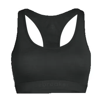 Dámské termo spodní prádlo Icebreaker Wmns Merino Blend 125 ZoneKnit Racerback Bra, Black